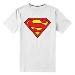 Мужская футболка премиум Superman Symbol - PrintSalon
