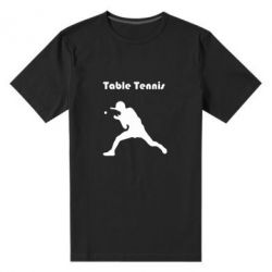 Чоловіча преміум футболка Table Tennis Logo - PrintSalon