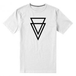 Мужская футболка премиум Triangles - PrintSalon