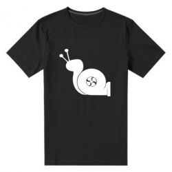 Мужская футболка премиум Турбо-улитка - PrintSalon