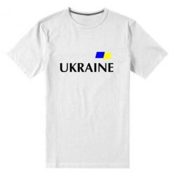Чоловіча преміум футболка FLAG UKRAINE - PrintSalon