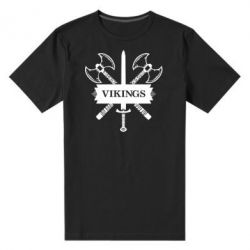 Чоловіча преміум футболка Вікінги меч - PrintSalon