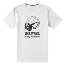 Чоловіча преміум футболка Волейбол Is my favorite