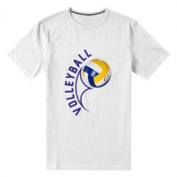 Мужская футболка премиум Волейбол - PrintSalon