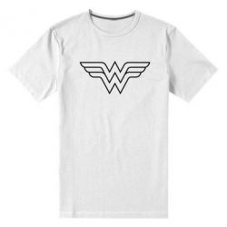Мужская футболка премиум Wonder Woman Logo - PrintSalon