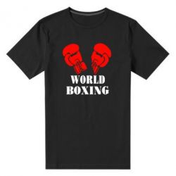 Мужская футболка премиум World Boxing - PrintSalon