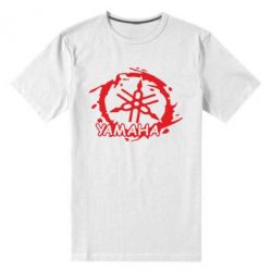 Мужская футболка премиум Yamaha Moto - PrintSalon
