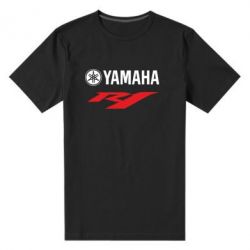Мужская футболка премиум Yamaha R1 - PrintSalon