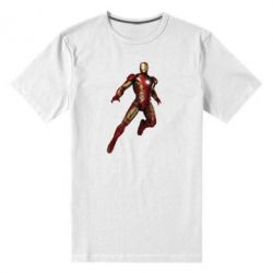 Чоловіча преміум футболка Залізна людина у повітрі-PrintSalon Чоловіча преміум футболка Залізна людина у повітрі