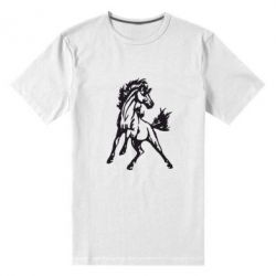 Мужская футболка премиум Жеребец - PrintSalon