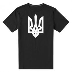 Чоловіча преміум футболка Жирний Герб України - PrintSalon