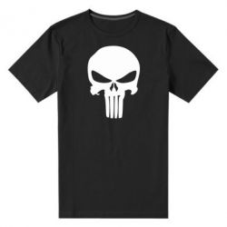 Мужская футболка премиум Зубастый череп - PrintSalon