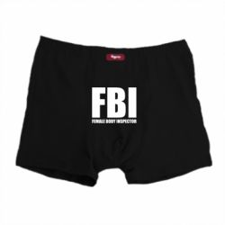 Трусы-боксеры FBI - Female Body Inspector