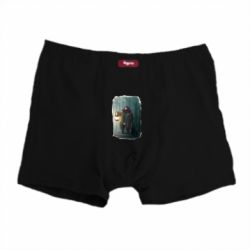 Трусы-боксеры Хагрид в лесу - PrintSalon