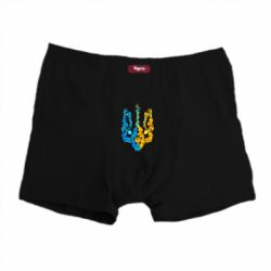 Трусы-боксеры Тризуб цветы Украина
