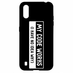 Чехол для Samsung A01/M01 My code works I have no idea why