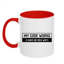 Чашка двокольорова My code works I have no idea why