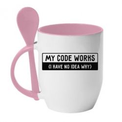 Чашка с ложкой My code works I have no idea why - PrintSalon