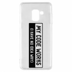 Чехол для Samsung A8 2018 My code works I have no idea why