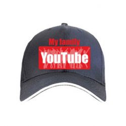 Кепка My family youtube - PrintSalon