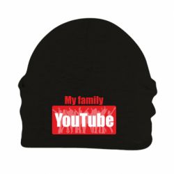 Шапка флісова My family youtube