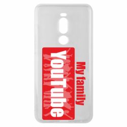 Чехол для Meizu Note 8 My family youtube - PrintSalon