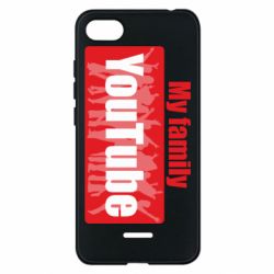 Чехол для Xiaomi Redmi 6A My family youtube - PrintSalon