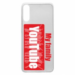 Чехол для Samsung A70 My family youtube - PrintSalon