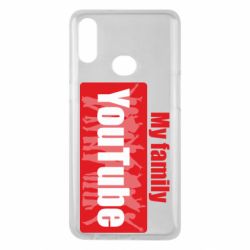 Чехол для Samsung A10s My family youtube - PrintSalon