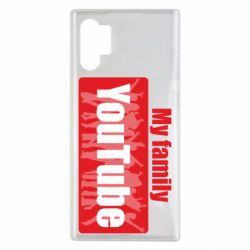 Чехол для Samsung Note 10 Plus My family youtube - PrintSalon