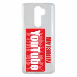 Чехол для Xiaomi Redmi Note 8 Pro My family youtube - PrintSalon