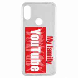 Чехол для Xiaomi Redmi Note 7 My family youtube - PrintSalon