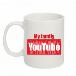 Чашка 320ml My family youtube