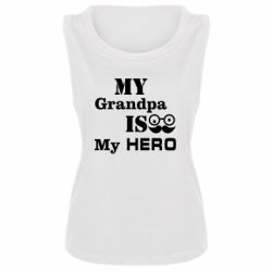 Женская майка My grandpa - PrintSalon