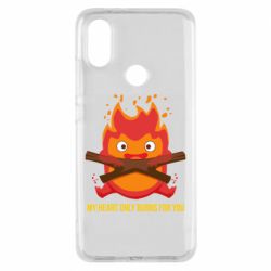 Чехол для Xiaomi Mi A2 MY HEART ONLY  BURNS FOR YOU - PrintSalon