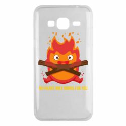 Чехол для Samsung J3 2016 MY HEART ONLY  BURNS FOR YOU - PrintSalon