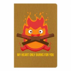 Блокнот MY HEART ONLY  BURNS FOR YOU - PrintSalon