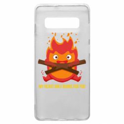 Чехол для Samsung S10+ MY HEART ONLY  BURNS FOR YOU - PrintSalon