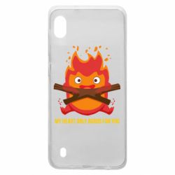 Чехол для Samsung A10 MY HEART ONLY  BURNS FOR YOU - PrintSalon