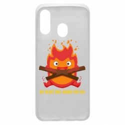 Чехол для Samsung A40 MY HEART ONLY  BURNS FOR YOU - PrintSalon