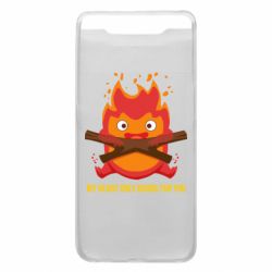 Чехол для Samsung A80 MY HEART ONLY  BURNS FOR YOU - PrintSalon