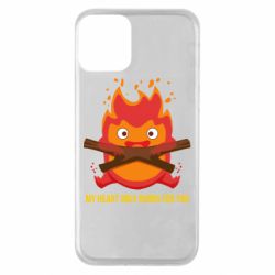 Чехол для iPhone 11 MY HEART ONLY  BURNS FOR YOU - PrintSalon