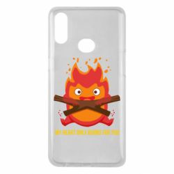 Чехол для Samsung A10s MY HEART ONLY  BURNS FOR YOU - PrintSalon
