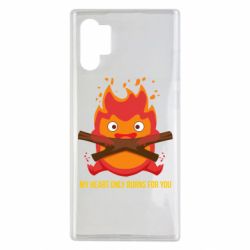 Чехол для Samsung Note 10 Plus MY HEART ONLY  BURNS FOR YOU - PrintSalon