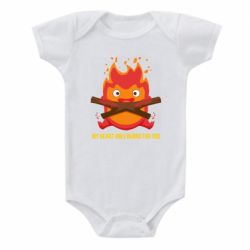 Детский бодик MY HEART ONLY  BURNS FOR YOU - PrintSalon