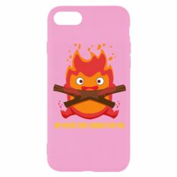 Чехол для iPhone 7 MY HEART ONLY  BURNS FOR YOU - PrintSalon