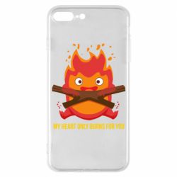Чехол для iPhone 7 Plus MY HEART ONLY  BURNS FOR YOU - PrintSalon