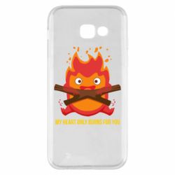 Чехол для Samsung A5 2017 MY HEART ONLY  BURNS FOR YOU - PrintSalon
