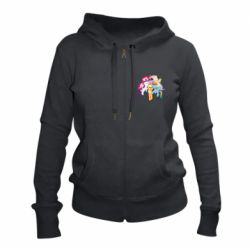 Женское худи на молнии My Little Pony - PrintSalon