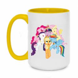 Чашка двухцветная 420ml My Little Pony - PrintSalon